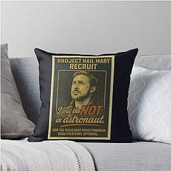 Project Hail Mary Retro Throw Pillow
