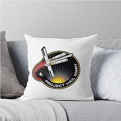 Project Hail Mary Mission Patch from Movie Throw Pillow