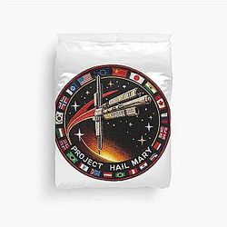 Project Hail Mary Space Mission Duvet Cover