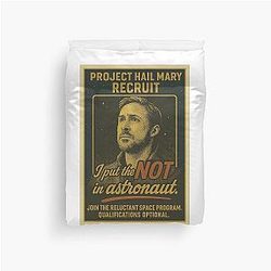 Project Hail Mary Retro Duvet Cover
