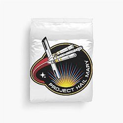 Project Hail Mary Mission Patch from the Movie Duvet Cover