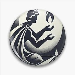 Prometheus and the Divine Flame Pin