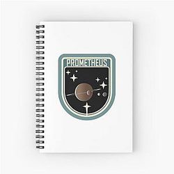 Alien Prometheus Expedition Spiral Notebook