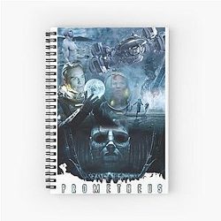 Prometheus Horror Movie Spiral Notebook