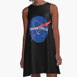 PROMETHEUS NASA A-Line Dress