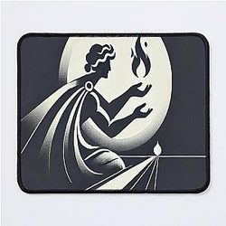 Prometheus and the Divine Flame Mouse Pad