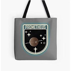 Alien Prometheus Expedition Over Print Tote Bag