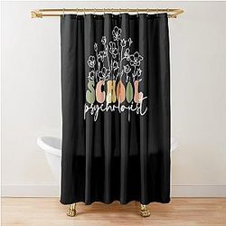 School Psychologist Intern Gift Idea Appreciation Cute Psych Squad Shower Curtain
