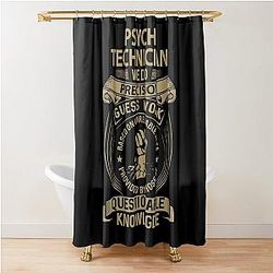 Psych Tech Shower Curtain