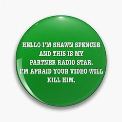 Shawn Spencer Psych Pin