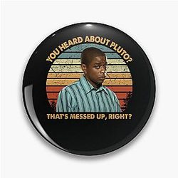 Gus Pluto Retro Psych TV Show Fan Gift Pin