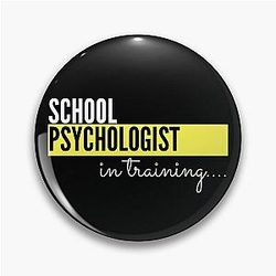 School Psychologist in training Psychology Design Pin