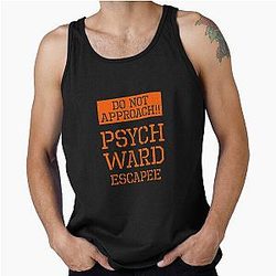 Psych Ward Funny Prison Halloween Tank Top