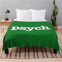 Psych Title Throw Blanket