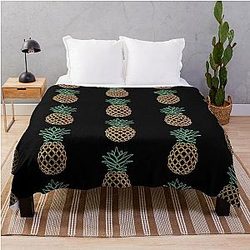Neon Pineapple TV Show Blanket