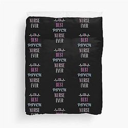 Best Psych Nurse Duvet Cover