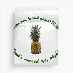 Psych Pineapple Duvet Cover