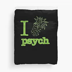 Psych Pineapple Duvet Cover