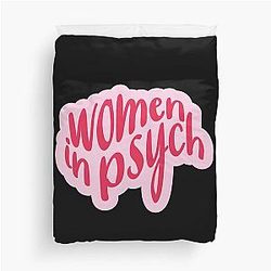 Women in Psychology Duvet Cover