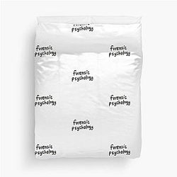 Forensic Psychology Graduate Major Specialty Duvet Cover