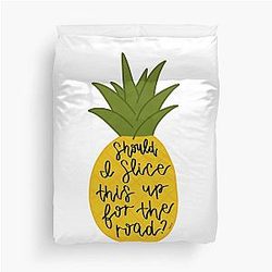 Psych - Pineapple Duvet Cover