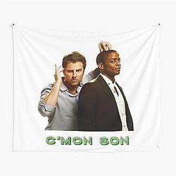Psych "Cmon Son" design Tapestry