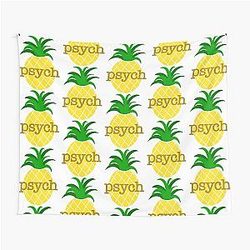 Psych Pineapple Tapestry