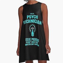 Psych Tech A-Line Dress
