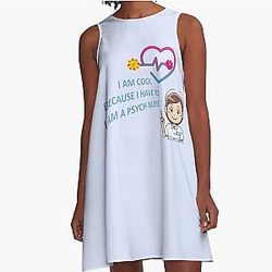 Psych Nurse A Line Dress