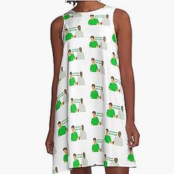 Psych You Know That's Right A-Line Dress