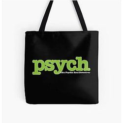 PSYCH Fake Psychic Real Detectives Tote Bag