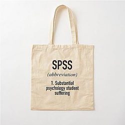 SPSS Cotton Tote Bag