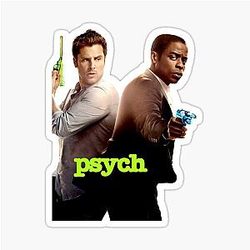 Psych Design Sticker