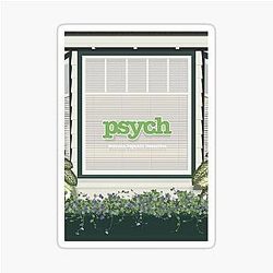 Psych Window Sticker