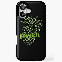 Psych Pineapple Sherpa iPhone Case