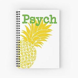 Minimalist Pop Culture Yellow Green Pineapple Notebook