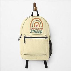 School Psych Squad Gift Idea Funny School Psych Backpack