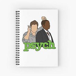 Psych - Shawn and Gus Spiral Notebook