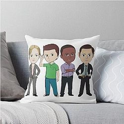 Team Psych Throw Pillow