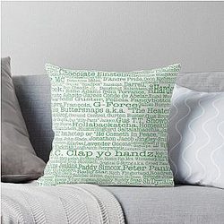 Psych K Guster Throw Pillow