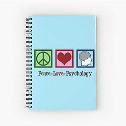 Peace Love Psychology Notebook