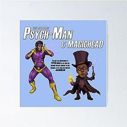 The Amazing Psych Man Poster