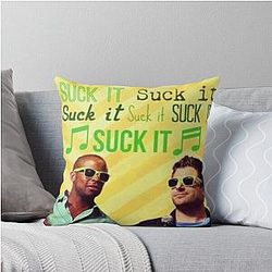 Psych Suck It Throw Pillow