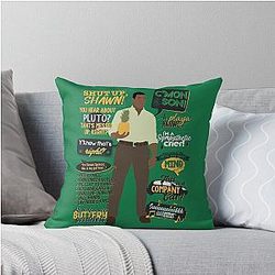 Psych - Gus Quotes Throw Pillow