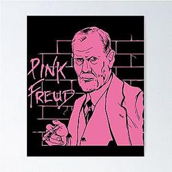 Pink Freud Psychiatry Poster