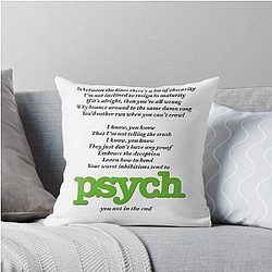 Psych theme song - I Know You Know Throw Pillow