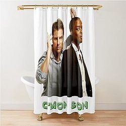Psych C'mon Son design Shower Curtain