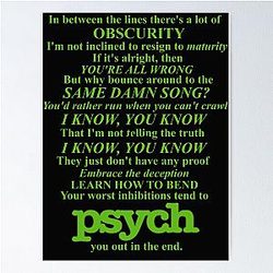 Psych Theme Poster