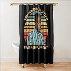 Gus Pluto Retro Psych Shower Curtain