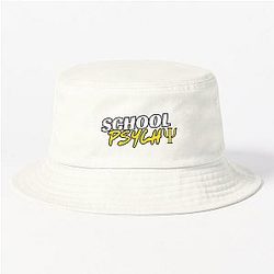 Psychologist Tee for School Psychologist Bucket Hat